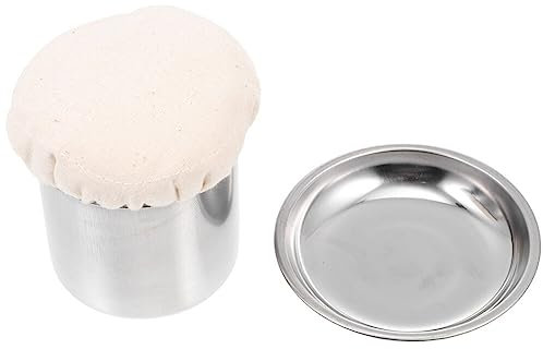 DOITOOL 1 Set Pinsel Fett Pancake Bürste Mopp Grill Ölpinsel für Pfannkuchen Öl Brotaufstrich für Küchenöl Pinsel Kuchen Crêpes-Pinsel Metall Sauce Tuch