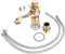 Wasserhahn, Schöne Vintage-Mischbatterie, Wasserhähne für Badezimmer, Gold, Vintage-Blumenmuster, Einhebelmischer, Kalt-/Warmwasserhahn für Badezimmer, Waschbecken (weiß)