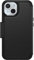 OtterBox Strada Case for iPhone 15 for MagSafe, Shockproof, Drop proof, Premium Leather Protective Folio with Two Card Holders, 3x Tested to Military Standard, Black, No Retail Packaging