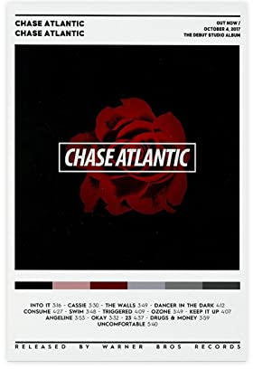Azizat Chase Atlantic Poster, Musikalbum-Cover-Poster, 1 Leinwand-Poster, Wandkunst, Dekordruck, Bild, Gemälde für Wohnzimmer, Schlafzimmer, Dekoration, 30 x 45 cm