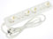 GLT 1 x Paccs 8-Fach Schuko + Euro Mehrfachsteckdose Weiss Steckdosenleiste, Kabel 1,4m, GS geprüft