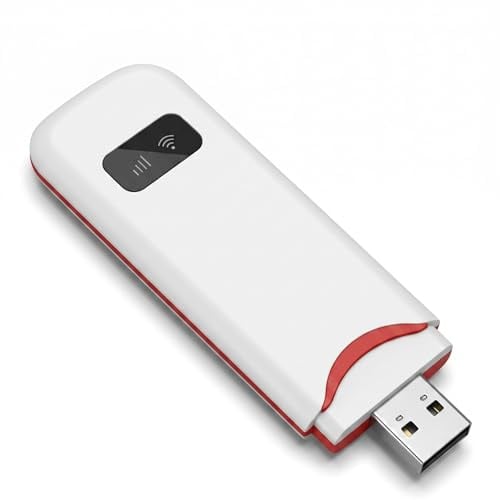 Tragbarer 4G LTE USB WLAN Router, Mobiler Hotspot Im Taschenformat mit SIM Kartensteckplatz, Verbindung mit Bis zu 10 Geräten, Reise Hotspot Unterstützt WPA WLAN Verschlüsselung