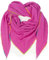 Gloop Damen Schal XXL Dreieckstuch Damen Dreieck Schal Halstuch Baumwolle Musselin Poncho ohne Kratze an Haut Hergestellt in Italien 135 cm×135 cm×220 cm (Pinkrosa 02678a15)