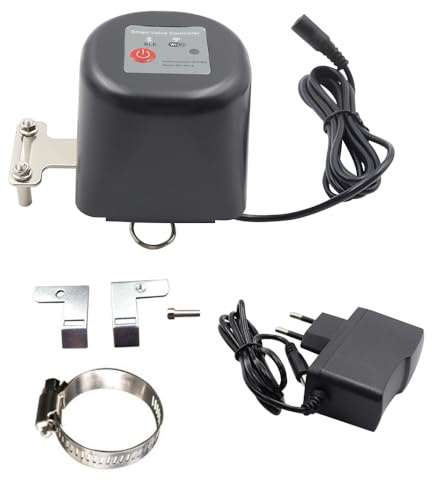 POFET Intelligentes Wasserventil, WLAN-Wassertimer, unterstützt Mobiltelefon-Fernbedienung, kompatibel mit Smart Life Tuya, unterstützt Sprachassistent