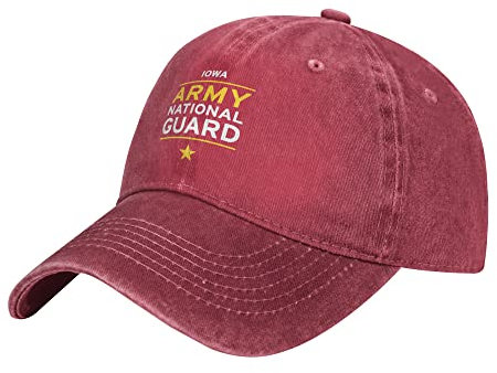 Baseball Cap Iowa Army National Guard Trucker Baseballcap Outdoor Capatmungsaktive Mütze Sport Schirmmütze Basecap Für Herren, Golf, Reisen