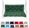 Porch Swing Cushion with Backrest, Waterproof Bench Cushion for Outdoor Furniture, 2-3 Seater Replacement Thickened Swing Cushion with Ties,Patio,Outdoor,Backyard and Garden(#9,120X100CM/47X39IN)