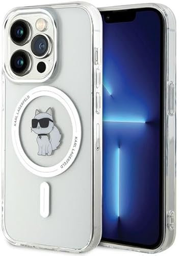CG MOBILE Karl Lagerfeld KLHMP14LHFCCNOT Hülle für iPhone 14 Pro 6.1 transparent hardcase IML Choupette