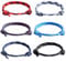 AORHOFJ Surfer-Armband Set Herren & Damen • 6x Segeltau Armband Handgemacht • Maritimes Armband • Minimalistisches Armband • 100% Wasserfest & verstellbar • Freundschaftsarmbänder，segeltau armband