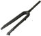 QAINKUN Forcella MTB Mountain Bike Grigio Argento Completamente in Fibra di Carbonio Bicicletta Freno a Disco Forcella Anteriore Rigida Carbonio MTB 26/27.5/29er Forcella della Bicicletta(26er)