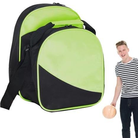 Xujuika Bowlingtasche für Einzelkugel | Bowling-Einkaufstasche für Herren,Bowlingtasche, für 1 Bowlingkugel, EIN Paar Schuhe bis Herrengröße 10, Schuhe und Accessoires