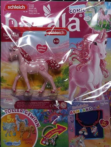 bayala Schleich Magazin 49/2024 Extra: Flammenfohlen Kyana + Armband