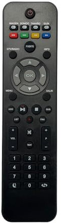 iOOiQQ Control remoto de repuesto para TV TD SYSTEMS K40DLM7F 375-144-4010H K20LM5H K24DLM5H K24DLM5HA K32DLM3H K32DLM4H K32DLM5H K32DLM5HA K32DLM6H (V2) K40DLM3F K40DLM4F