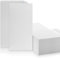 LOGIC PACK Briefumschläge DIN Lang ohne Fenster Selbstklebend - Kuvert DL Umschläge Weiß - Briefumschlag 110 x 220 mm - Briefkuvert ohne Fenster Versandtaschen - Weiss Briefhüllen (50 Stück)