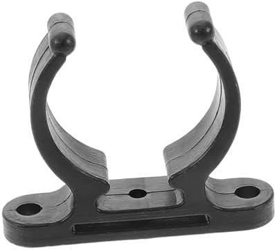SUPVOX Black Nylon Hose Clamp For Boat Heavy Duty Tube Clamp For Marine Use Multi-use Hook Clamp Accessory For 38-42mm Hose Yacht And Boat Railing Hardware