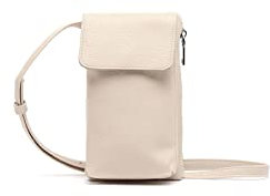 MISAKO Nisty bolso bandolera mini para móvil Mujer - Nisty Beige 20 X 11 X 4 cm