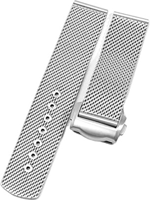 VYSLZ Cinta di accessori per orologi a catena per Omega 007 Seamaster Diver 300 Watch Band Sostituire 20 mm 22 mm Bracciale inossidabile milanese(22mm)