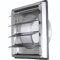 DOMUX - Rejilla de ventilación de acero inoxidable de 125 mm para campana y secadora, con mosquitero antiinsectos y cuchillas móviles, flujo de aire óptimo