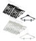 10er Set – Durable Black Plastic Clothes Hangers, Adjustable Non-Slip Design, Ideal for Shirts, Dresses & Coats