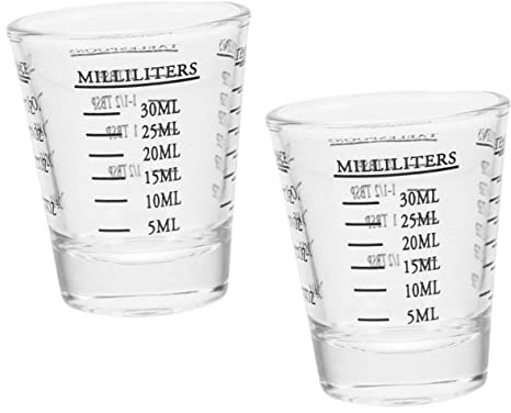 COLLBATH 2Pezzi Tazze Per Latte Capacità Con Scala Da Misurazione Per Latte