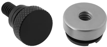 OTOTEC 1 Set Bullone Sedile Moto Parafango Posteriore Dado Di Montaggio Sedile Compatibile Con H-arley Nero