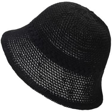 YAMEIZE Sombrero de Paja para Mujer Sombrero de Playa Ligero Plegable de Verano para el Sol Gorra de Viaje al Aire Libre