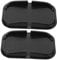 TOBBOMEY 2pcs Slip Car Dashboard Mat with Rotation Phone Holder Non Slip Design for Secure Phone Placement Car Gadgets for Women Keeps Interior Organized
