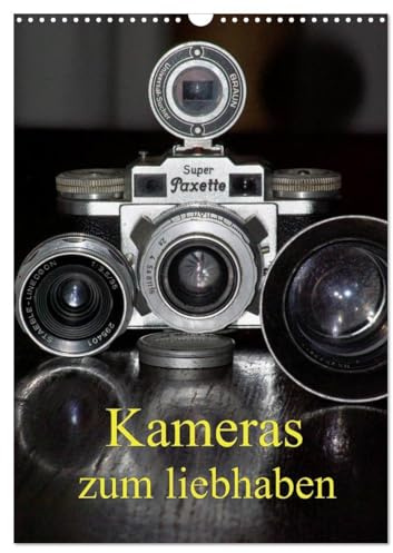 Kameras zum liebhaben (Wandkalender 2026 DIN A3 hoch), CALVENDO Monatskalender: Klassische Fotoapparate der 20er bis 70er Jahre. (CALVENDO Hobbys)