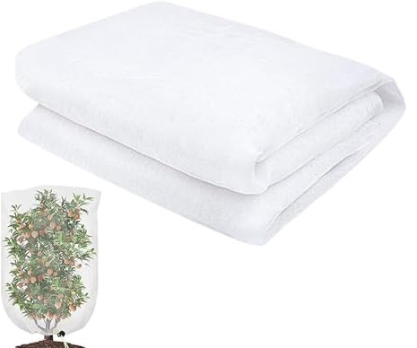 qixeuoa Garden Plant Protection Net, White Shade Net for Garden Plants, Plant Protection for Nursery, Greenhouse, Fruit Plantation, Backyard, Outdoor, Farm, Courtyard and Grapevine