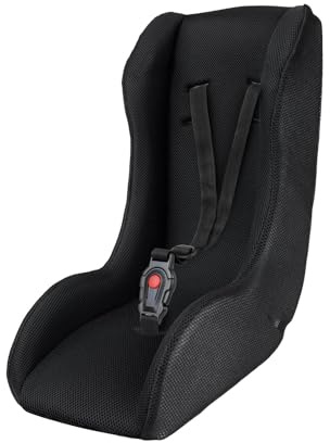 POLISPORT 8015000022 – Mini Pelican Fleece Toddler Seat Reducer with 3-Point Harness for Trailer, Stroller and Cargo Bike – Warm, Safe and Compatible for Children from 7 to 18 Months, White