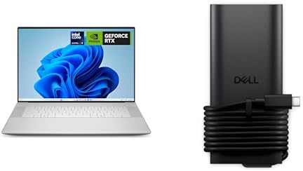 Dell 16 Premium Laptop DA16250-16,3 4K OLED Touch 120Hz Intel Core Ultra 9 285H NVIDIA GeForce RTX 5070 32GB DDR5 1TB SSD W11H, QWERTY Italiano + Dell E5 130W USB-C AC Adapter with PowerCord- SnP