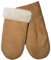 Lekra Lammfell Fausthandschuh Cognac - Größe 7
