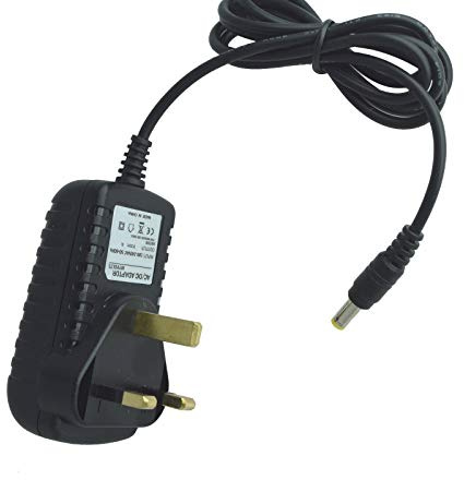 myVolts 12V power supply adaptor compatible with Pioneer DDJ-WeGO4-K DJ controller - UK plug