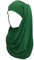 Lina & Lily Bubble Crepe Chiffon Damen Muslim Hijab Kopftuch Schal Turban, Stoff Leicht Undurchsichtig (Smaragdgrün)