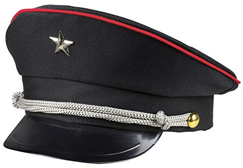 Boland 04293 - Mütze Genosse, Admiral-Hut, Bundeswehr, Kopfbedeckung, Kostüm, Karneval, Mottoparty