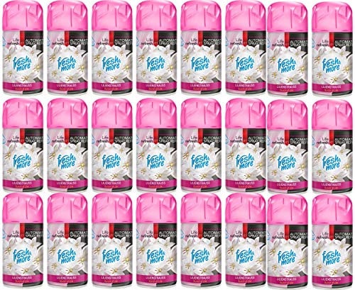 Fresh & More Lufterfrischer Nachfüller (12er Pack) 250ml, Lilienstrauss