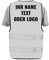 Warnweste bedruckt mit Ihrem Namen Text Bild Logo * Farbe + Größe: Grau (XL/XXL) * Druckposition: Rücken + Brust * echte Reflex-Leuchtstreifen * personalisiertes Design selbst gestalten