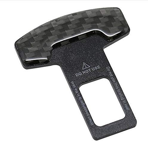 Boucle de Ceinture de sécurité en Fibre de Carbone pour siège de Voiture Anti bip Alarme sonore