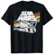Star Wars Millennium Falcon '77 Retro Stripes Poster T-Shirt