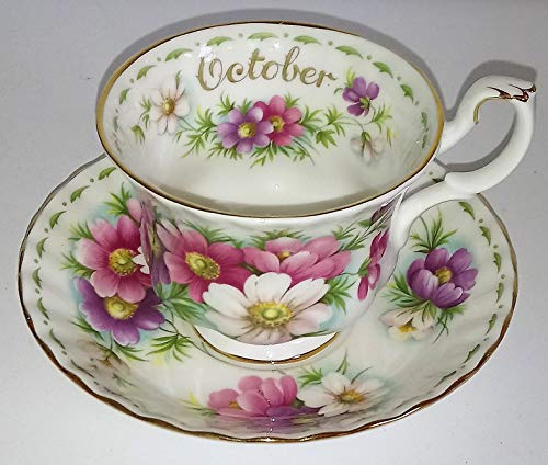 Royal Albert Lot de 2 Tasses à Collectionner en Octobre
