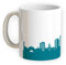 Tasse Leipzig Skyline - Bürotasse Kaffeebecher Städtetasse 5 Farben - Personalisierte Geschenkidee für Leipziger & Fans, Umzug Richtfest Architekt