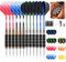 Rose Kuli Darts 12 Piece 26 Gramm Steel Point Dart Set - Professional Dart Set mit Aluminiumschäften und 4 Flügelstilen (26g Darts)