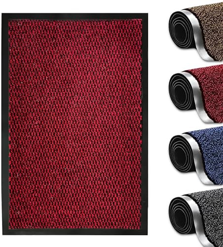 Abaseen Dirt Trapper Door Matts Indoor | Non Slip Rubber Backed Door Mats Outdoor | Heavy Duty Super Absorbent Doormats | Kitchen Mat | Floor Mat | Small, Medium, Large, Extra Large Washable Door Mat