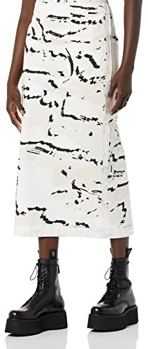 maison blanche Jupe Crayon, Imprimé Rose Pale, 1