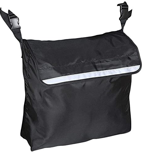 KLZUOPT Electric Heated Blanket Wheelchair Backpack, Scooter Side Storage Bags, Lightweight Pack for Rollators Walkers Powered Manual or Electric Wheelchairs Fits Most Scooters