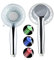 Led Handbrause Duschkopf Großer, Handhled Duschbrause Wassersparend, 3 Farben Farbwechsel Temperaturregelung, 2 Modi Einstellbar, Verchromter Duschköpfe Brausekopf Dusche Regendusche Sparduschkopf