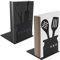 Molbory Lot de 2 serre-livres creux en forme de L - 15 x 10 x 10 cm - En métal - Style créatif - Pour cuisine, bureau, école