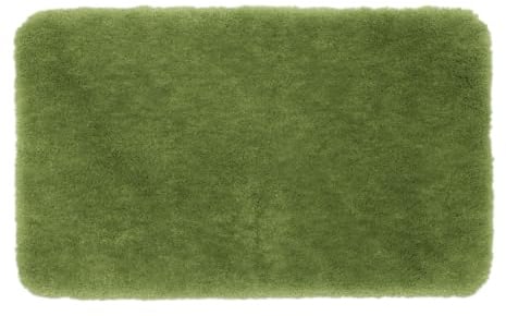 Gözze - Deluxe Badteppich mit extra hohem Flor, 100% Polyester (Mikrofaser), Mit Antirutschbeschichtung, 70 x 120 cm - Dunkelgrün