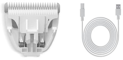 Dog Clippers Detachable Ceramic Blade Replacement and USB Charing Cable Set