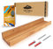 EKFJAELL Premium Bilderleiste Holz 60 cm aus hochwertiger Eiche - 10cm Tiefe, Bilderleiste Eiche, Fotoleiste Holz - Ideal für Bilder, Deko & Bücher in Wohnzimmer, Küche, Bad, Schlafzimmer