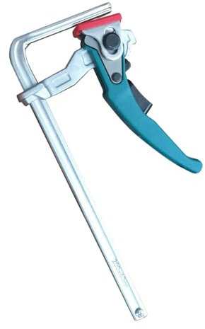 Quick Grip Clamps,Ratcheting Woodworking Tools - MFT Table Tools, Alloy Steel Quick Track Saw Clamps, Guide Rail F Clamp for Most Carpenter